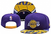 Los Angeles Lakers Team Logo Adjustable Hat YD (4),baseball caps,new era cap wholesale,wholesale hats